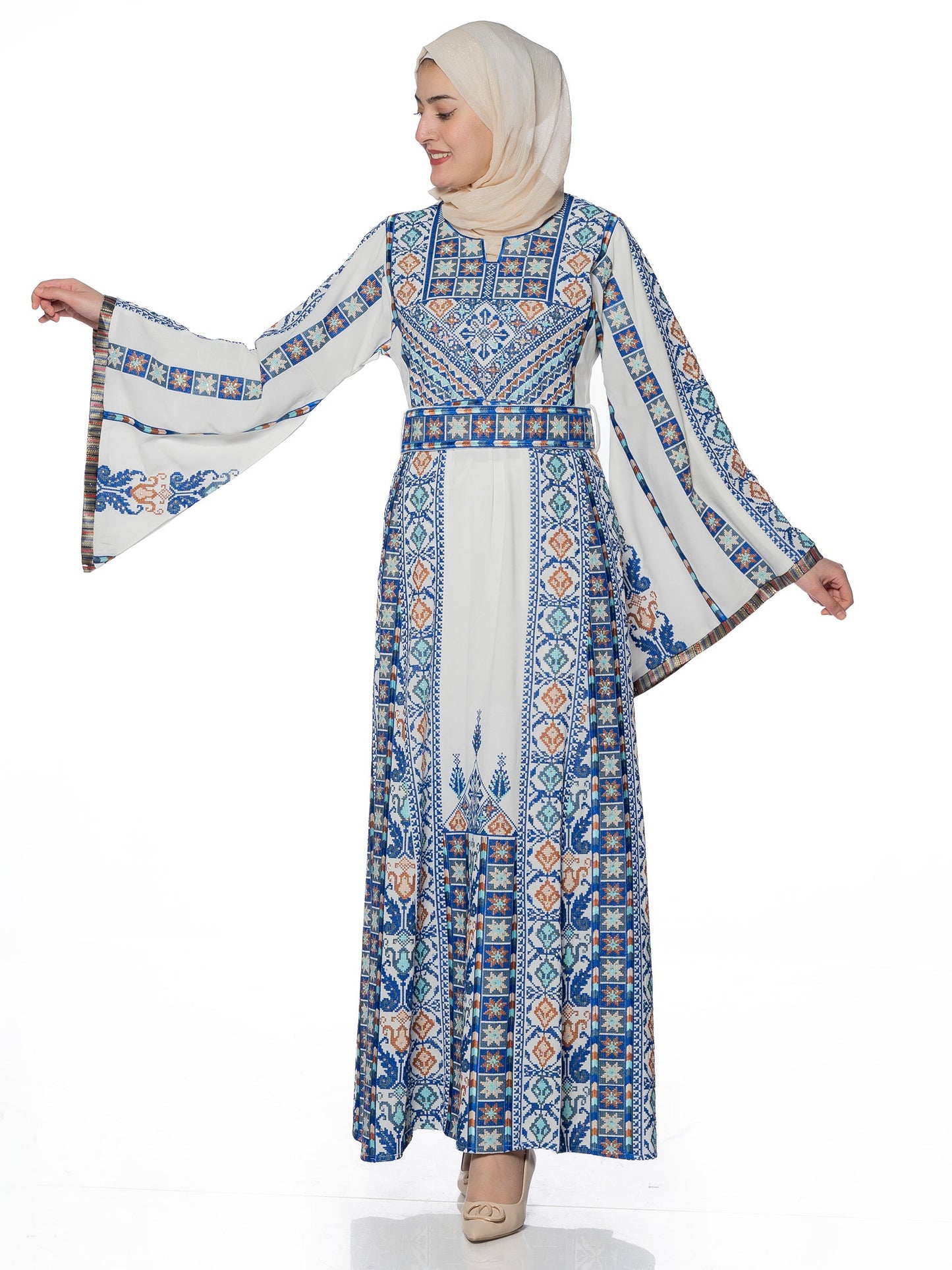 Embroidered thob