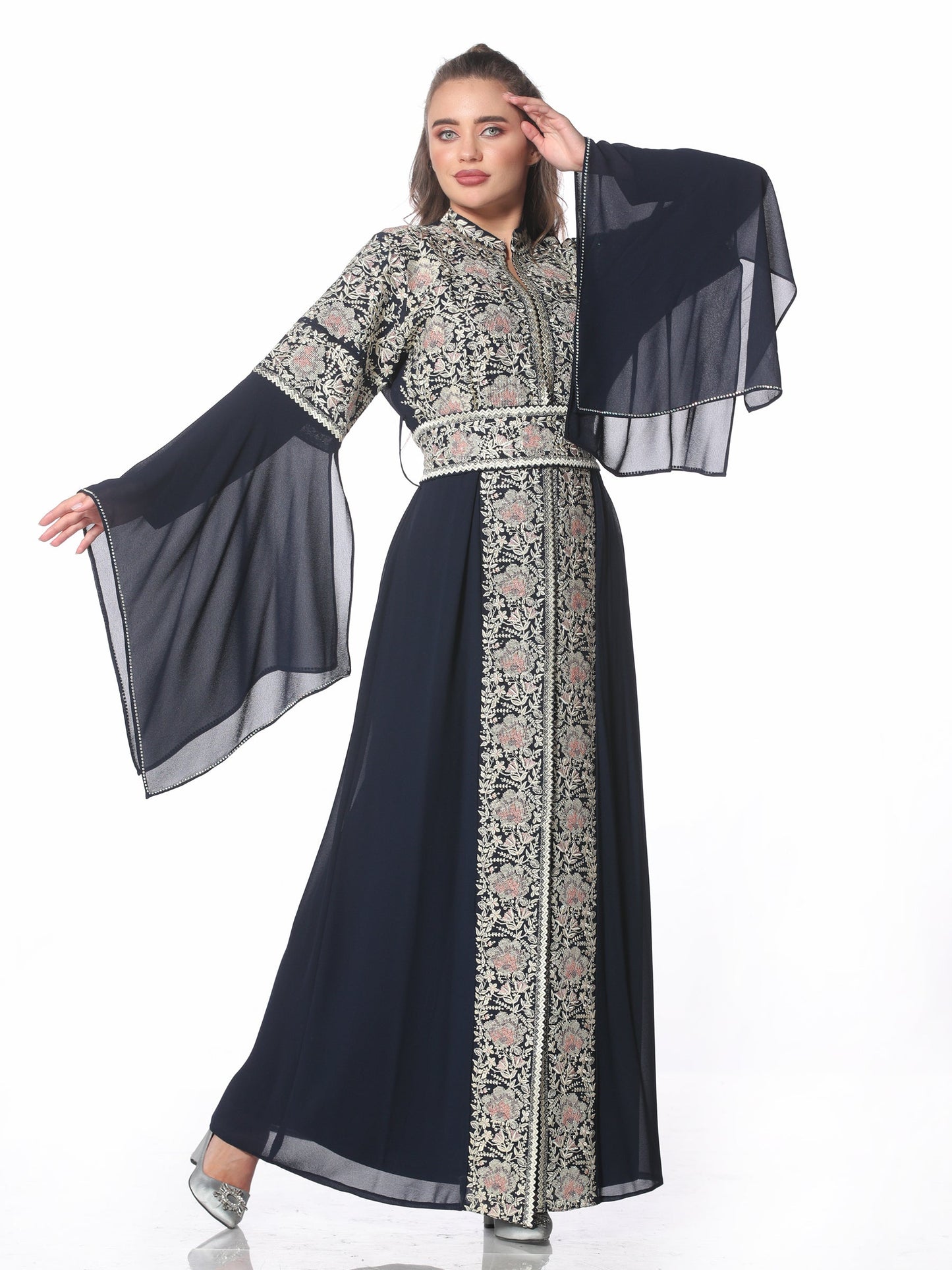 Embroidered caftan