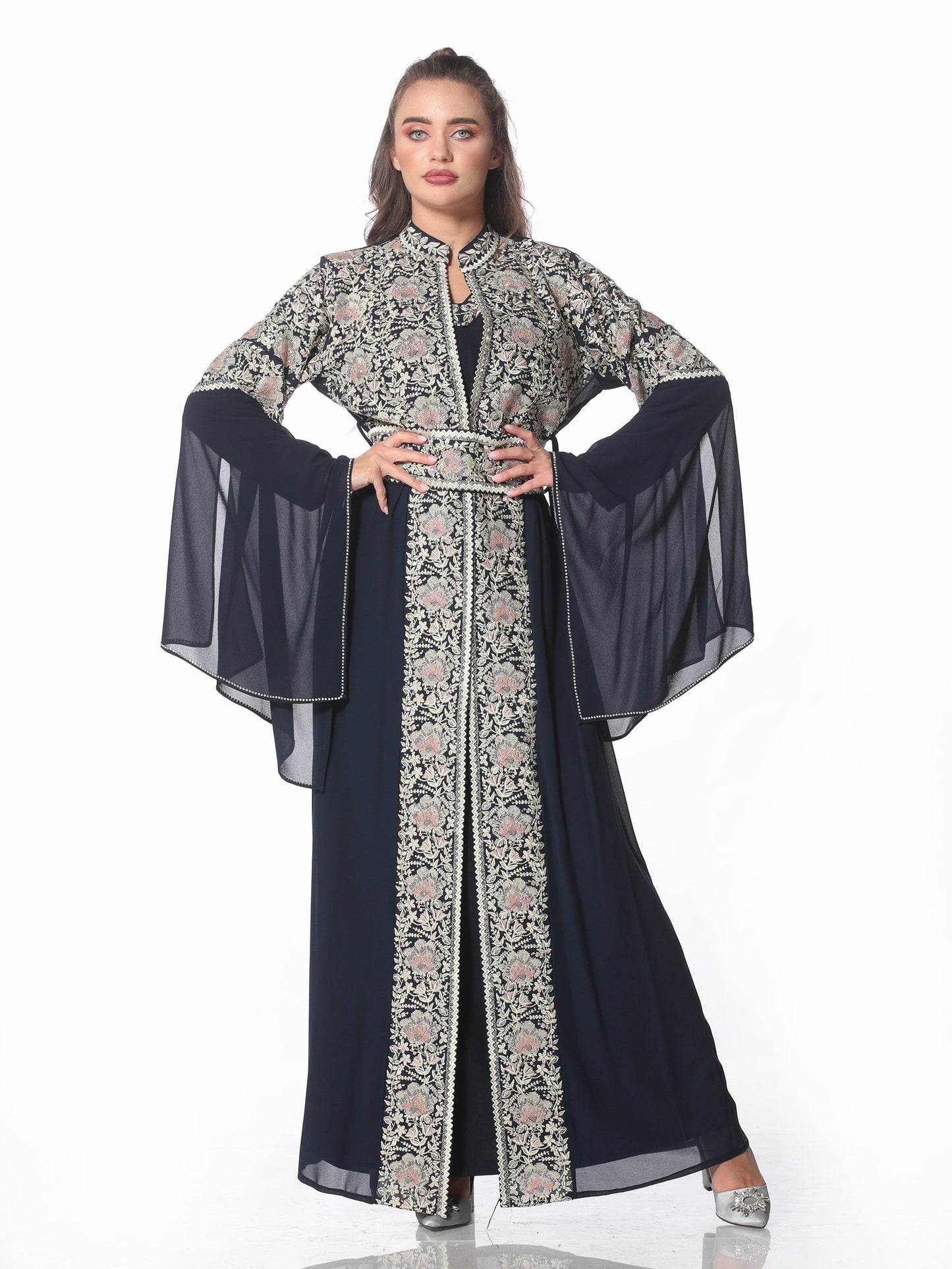 Embroidered caftan