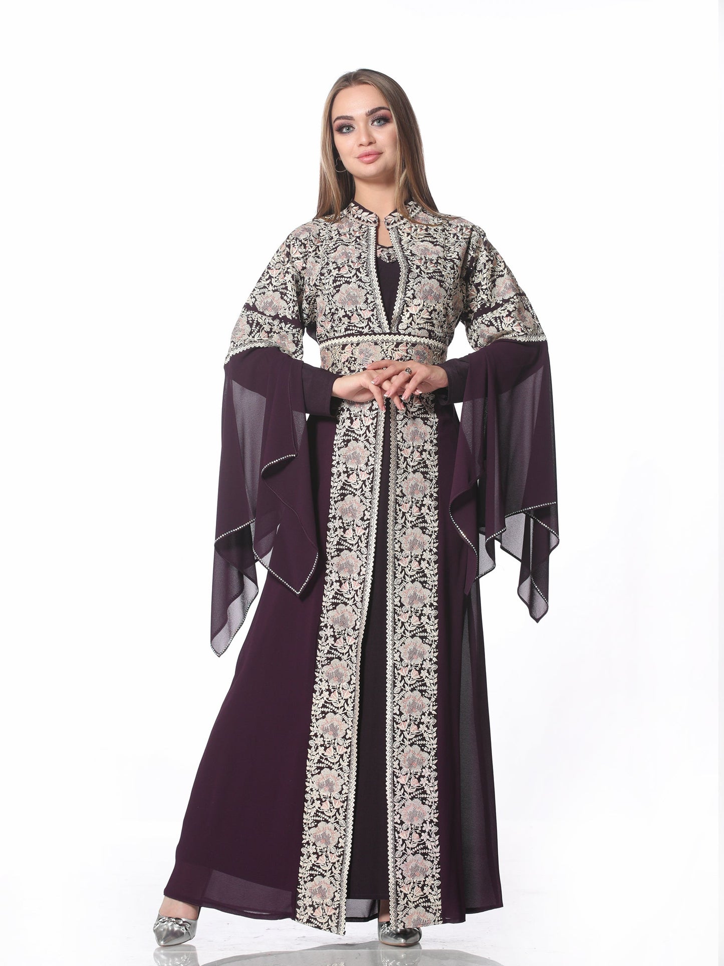 Embroidered caftan
