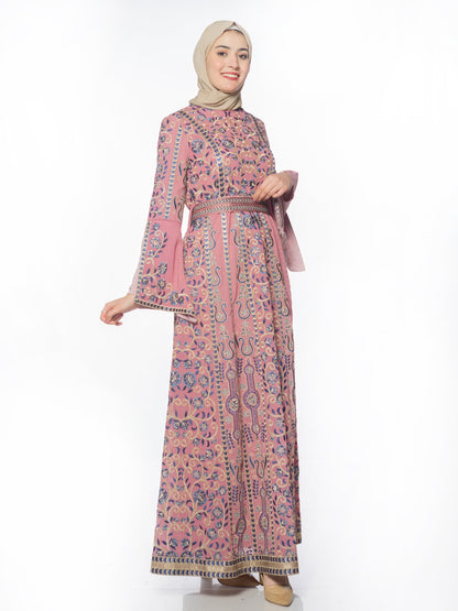 Embroidered caftan