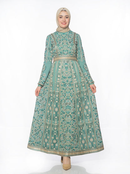 Embroidered caftan