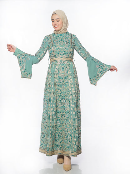 Embroidered caftan