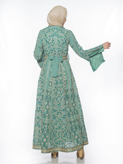 Embroidered caftan