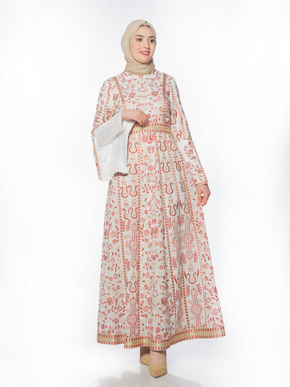 Embroidered caftan