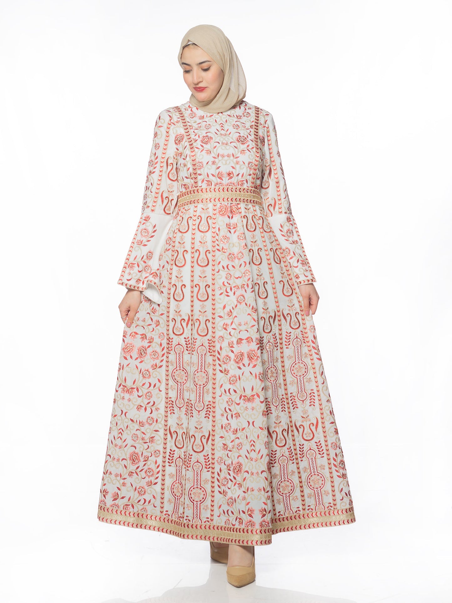 Embroidered caftan