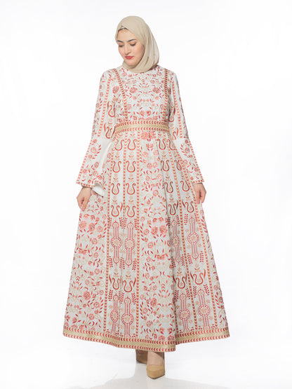 Embroidered caftan