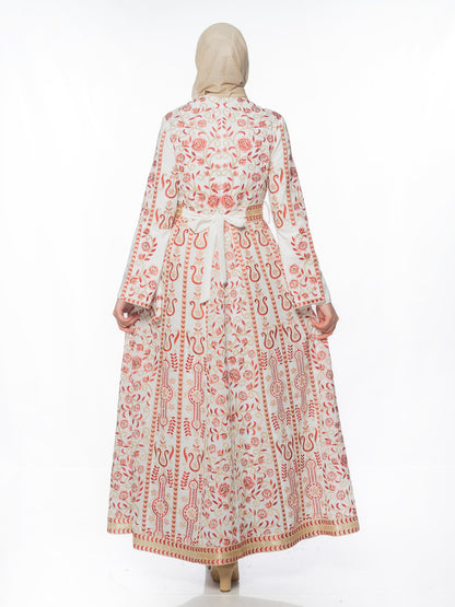 Embroidered caftan