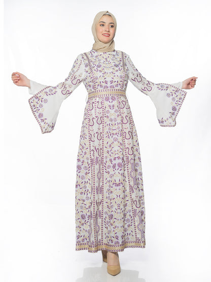 Embroidered caftan