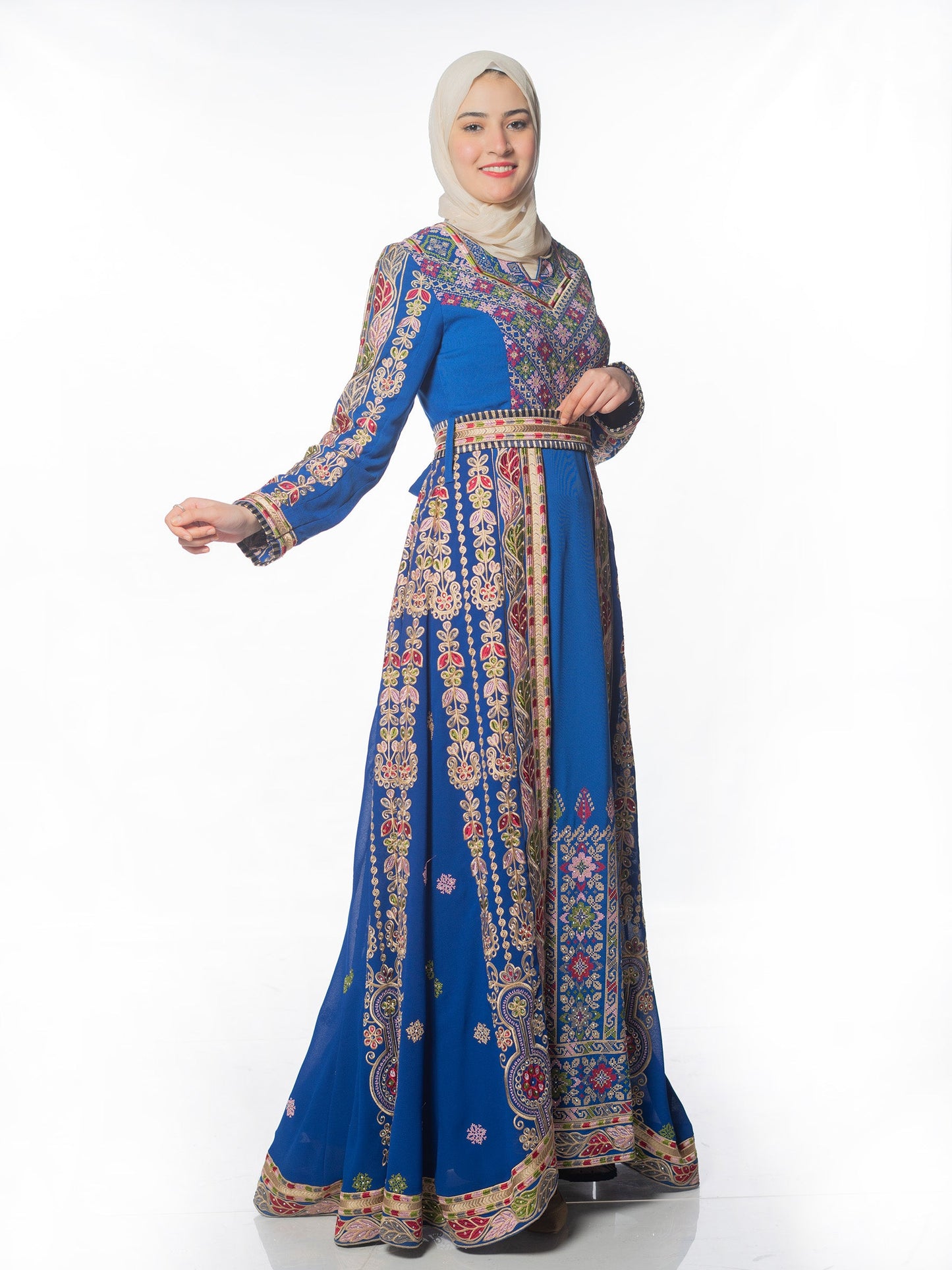 Embroidered caftan