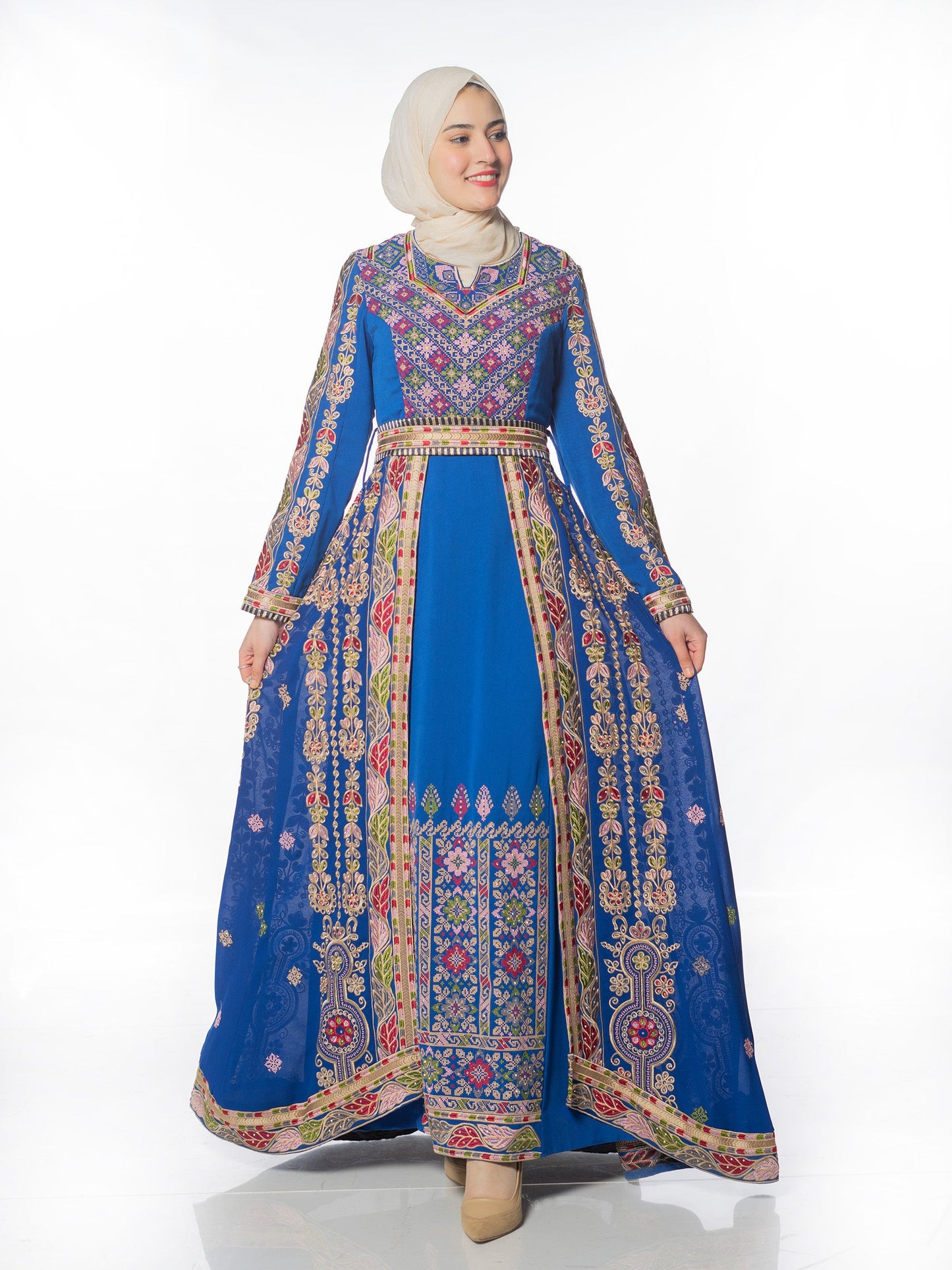 Embroidered caftan