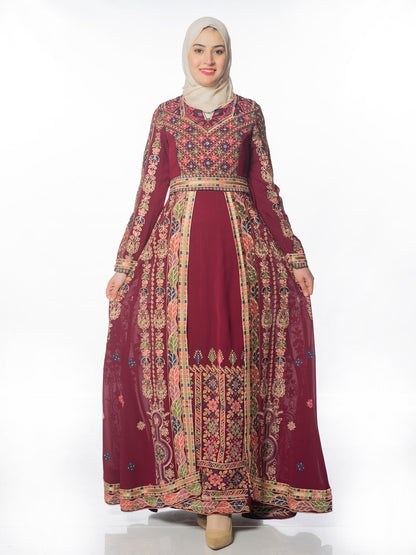 Embroidered caftan