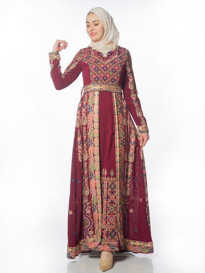 Embroidered caftan