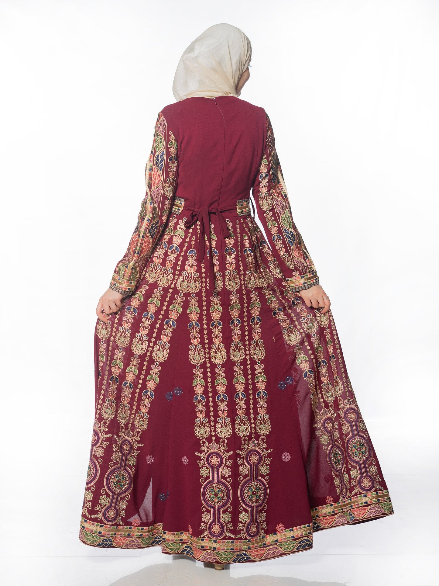 Embroidered caftan