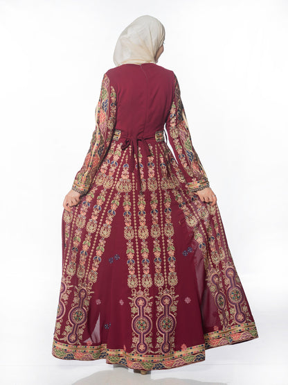 Embroidered caftan