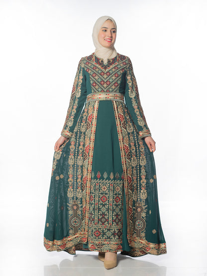 Embroidered caftan