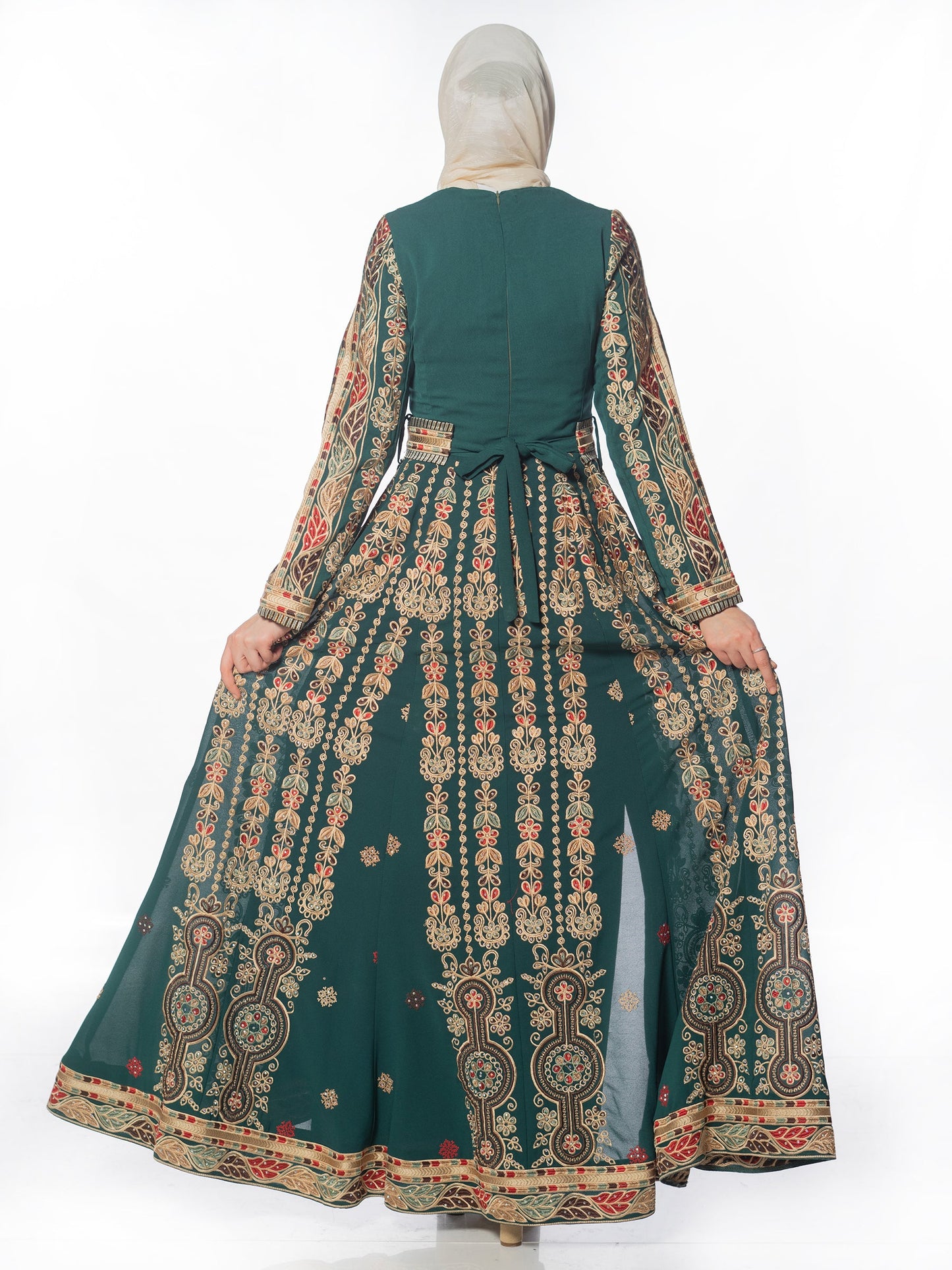Embroidered caftan