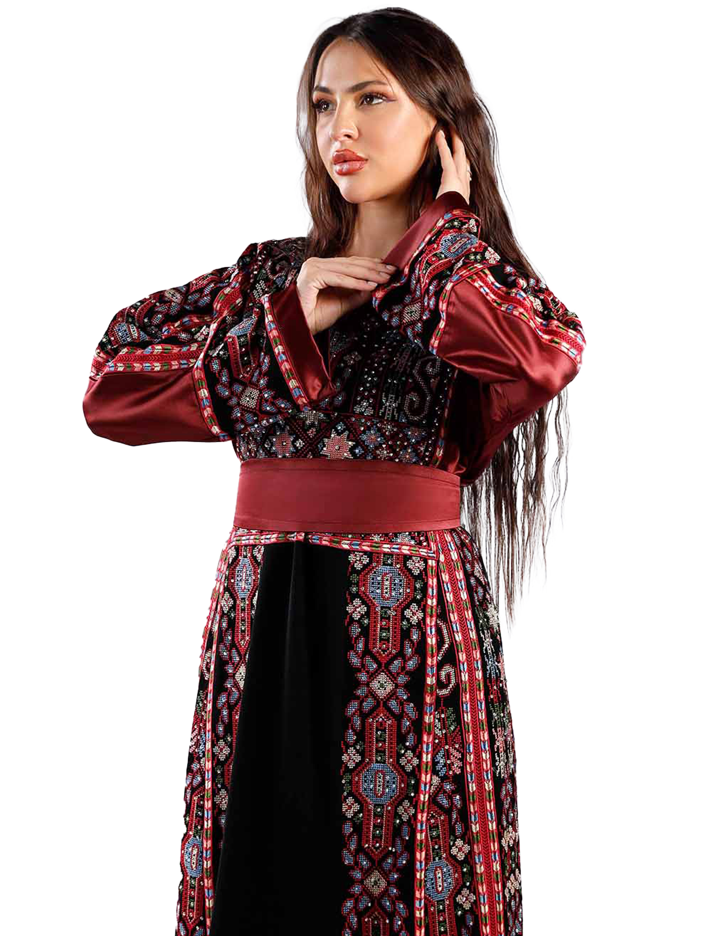 Embroidered thob