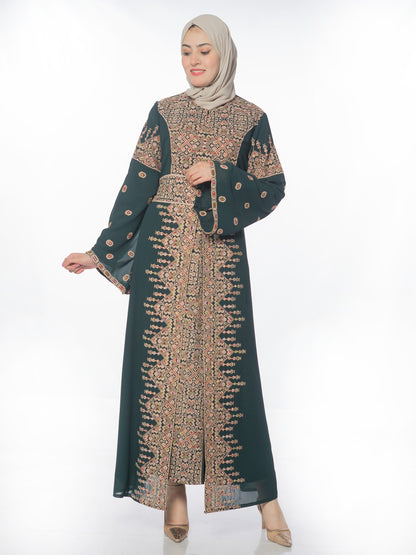 Embroidered caftan