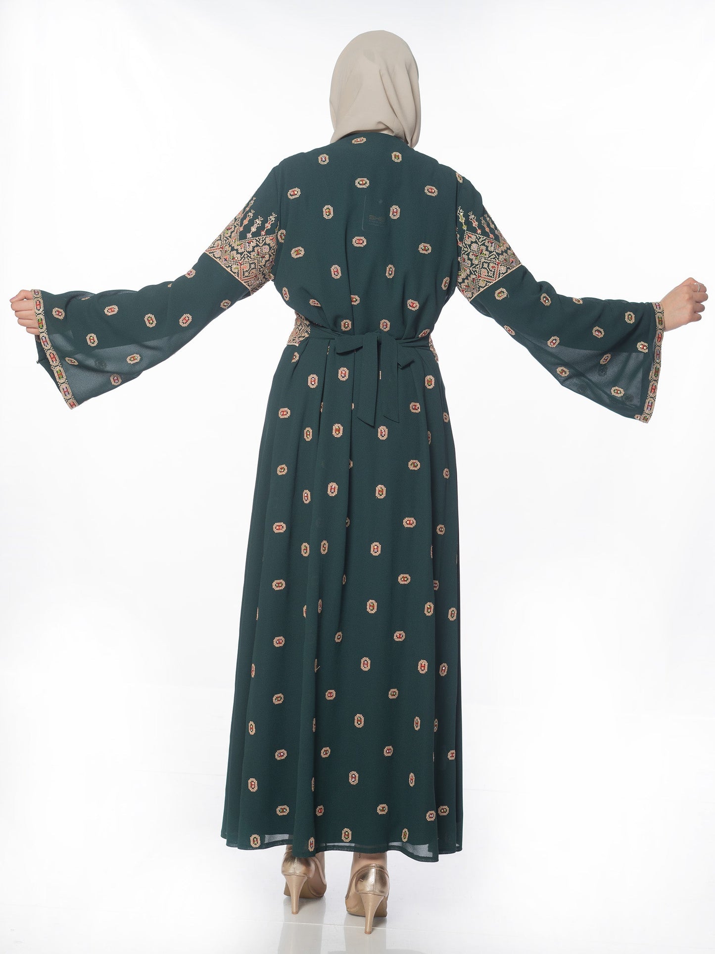 Embroidered caftan