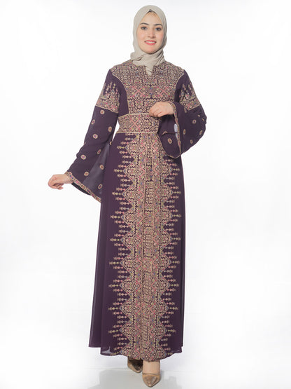 Embroidered caftan