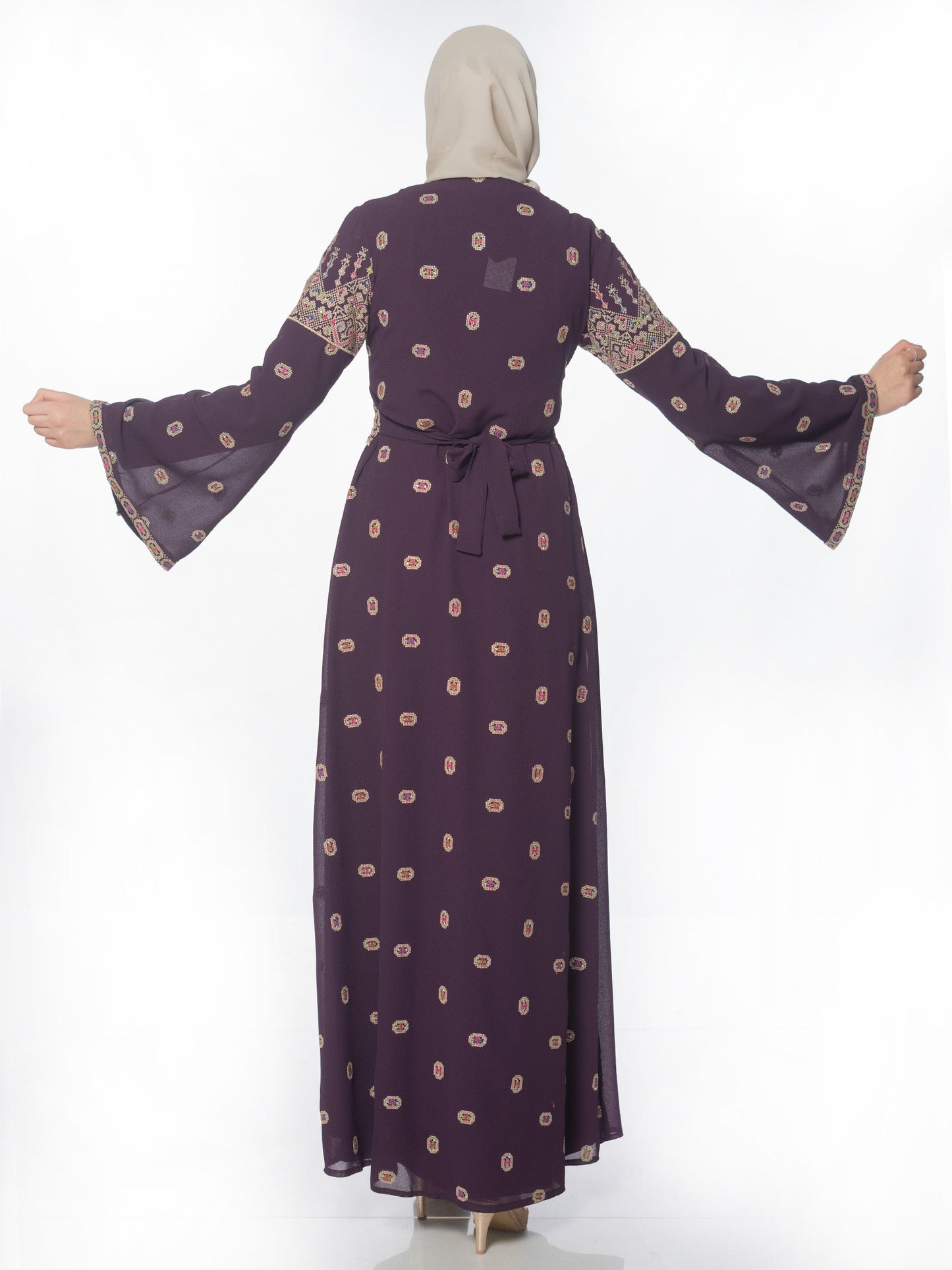 Embroidered caftan