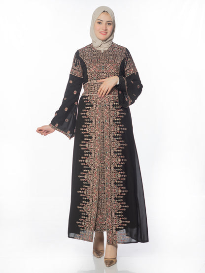 Embroidered caftan
