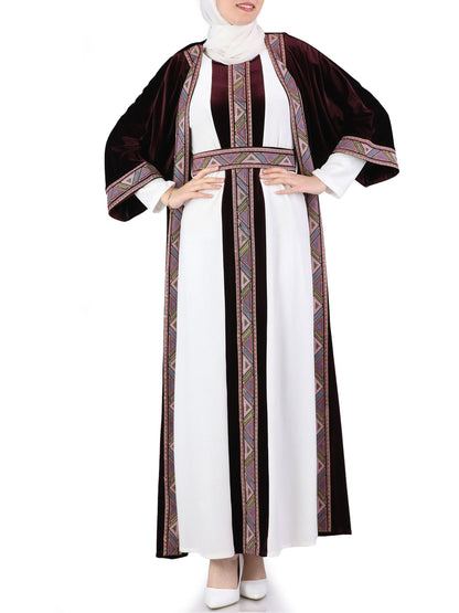 Embroidered bisht