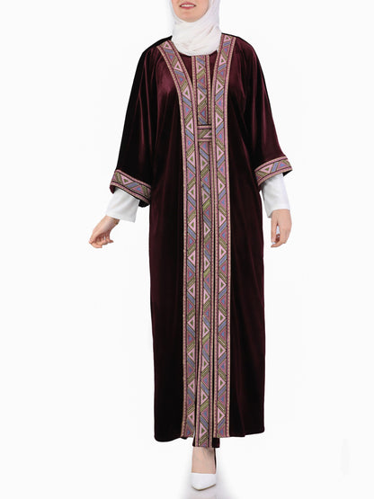 Embroidered bisht