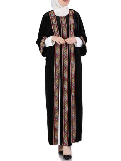 Embroidered bisht