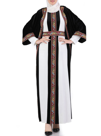 Embroidered bisht