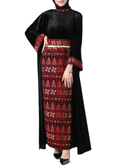Embroidered bisht