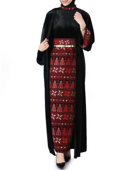 Embroidered bisht