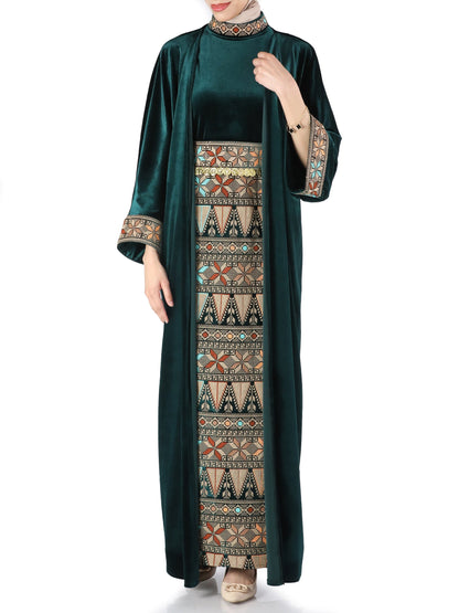 Embroidered bisht