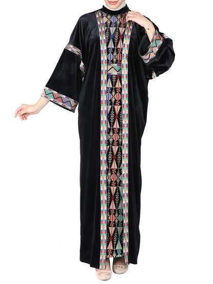 Embroidered bisht
