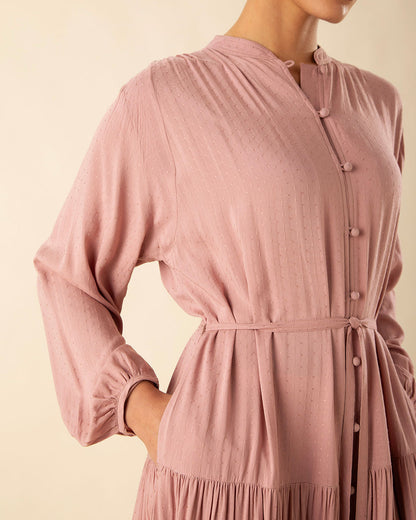 Tiered Tea Pink Maxi