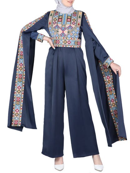 Women's embroidered jumpsuit
