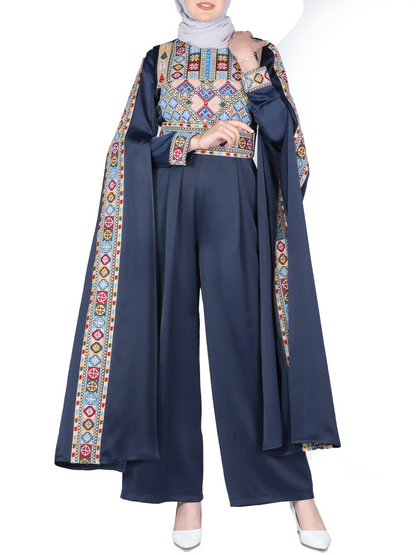 Women's embroidered jumpsuit
