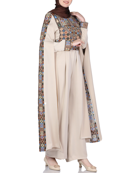 Women's embroidered jumpsuit