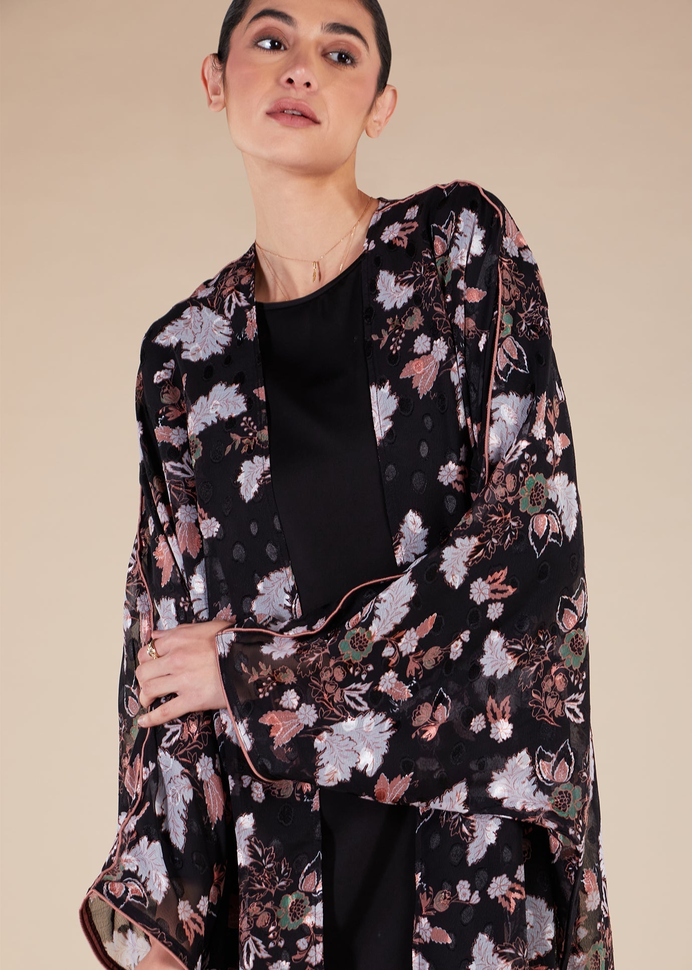 Oriental Print Kimono - Final Sale