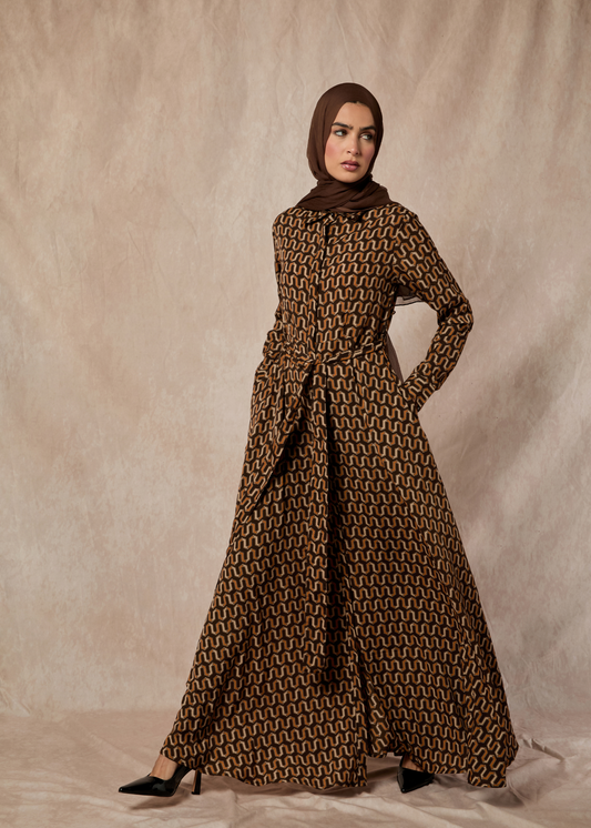 Retro Print Maxi - Final Sale