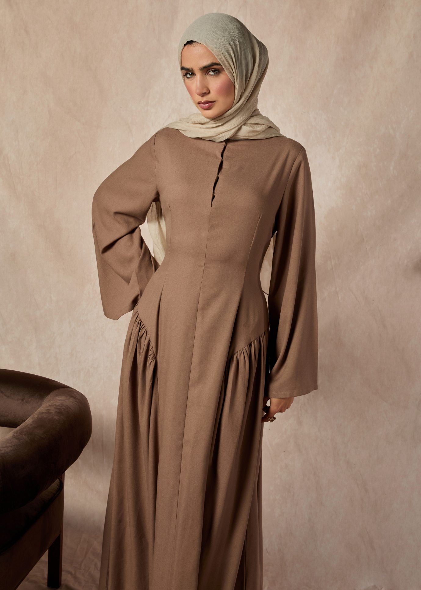 Side Pleat Maxi - Final Sale