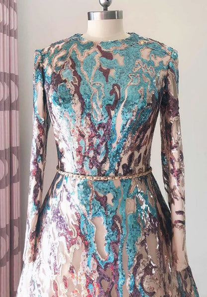 Ariel Sequin Gown