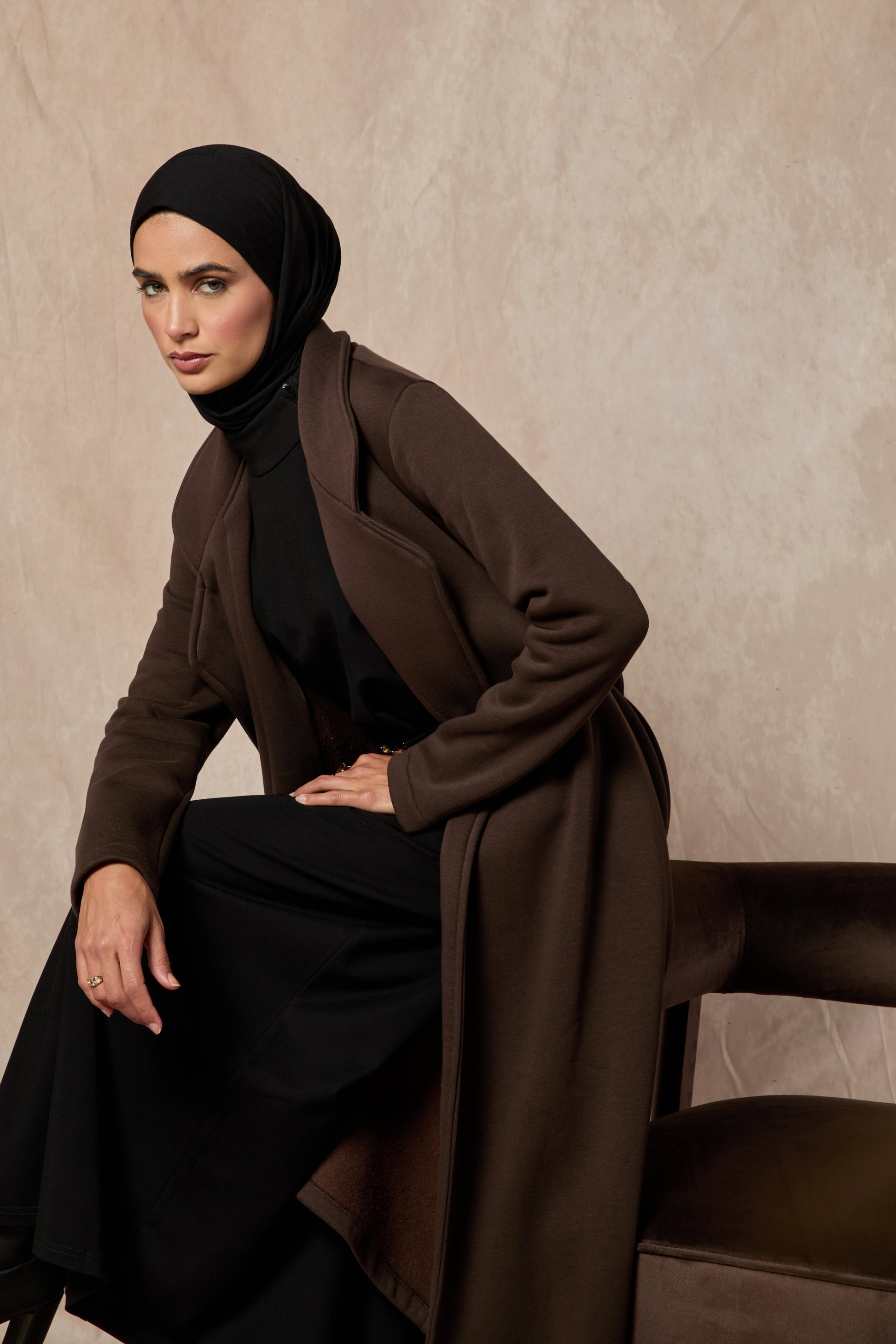 Mara Coat Dark Brown - Final Sale