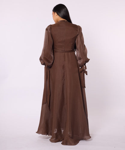 Pleated Lined Dress