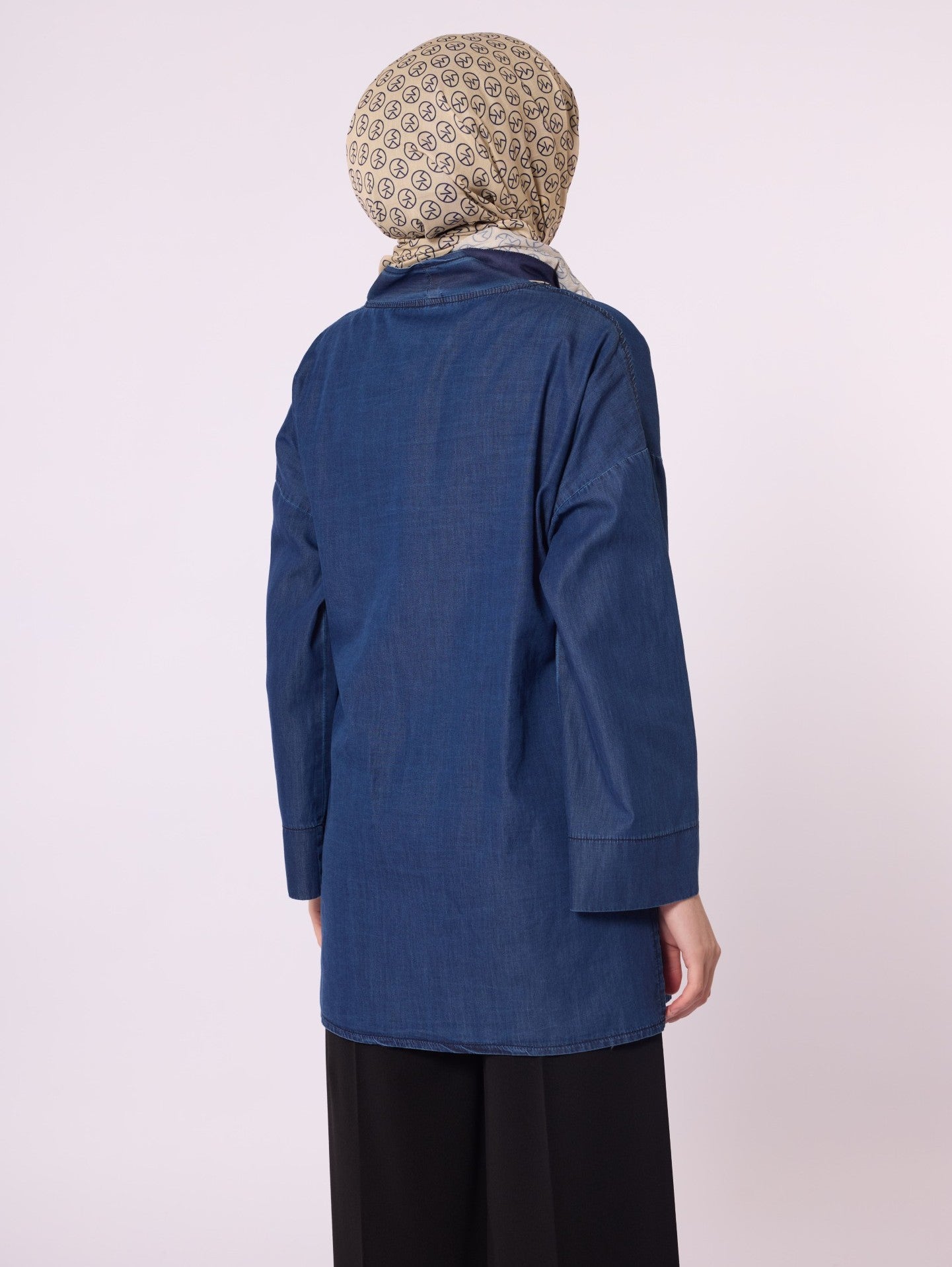 Sash-Tied Kimono Tunic