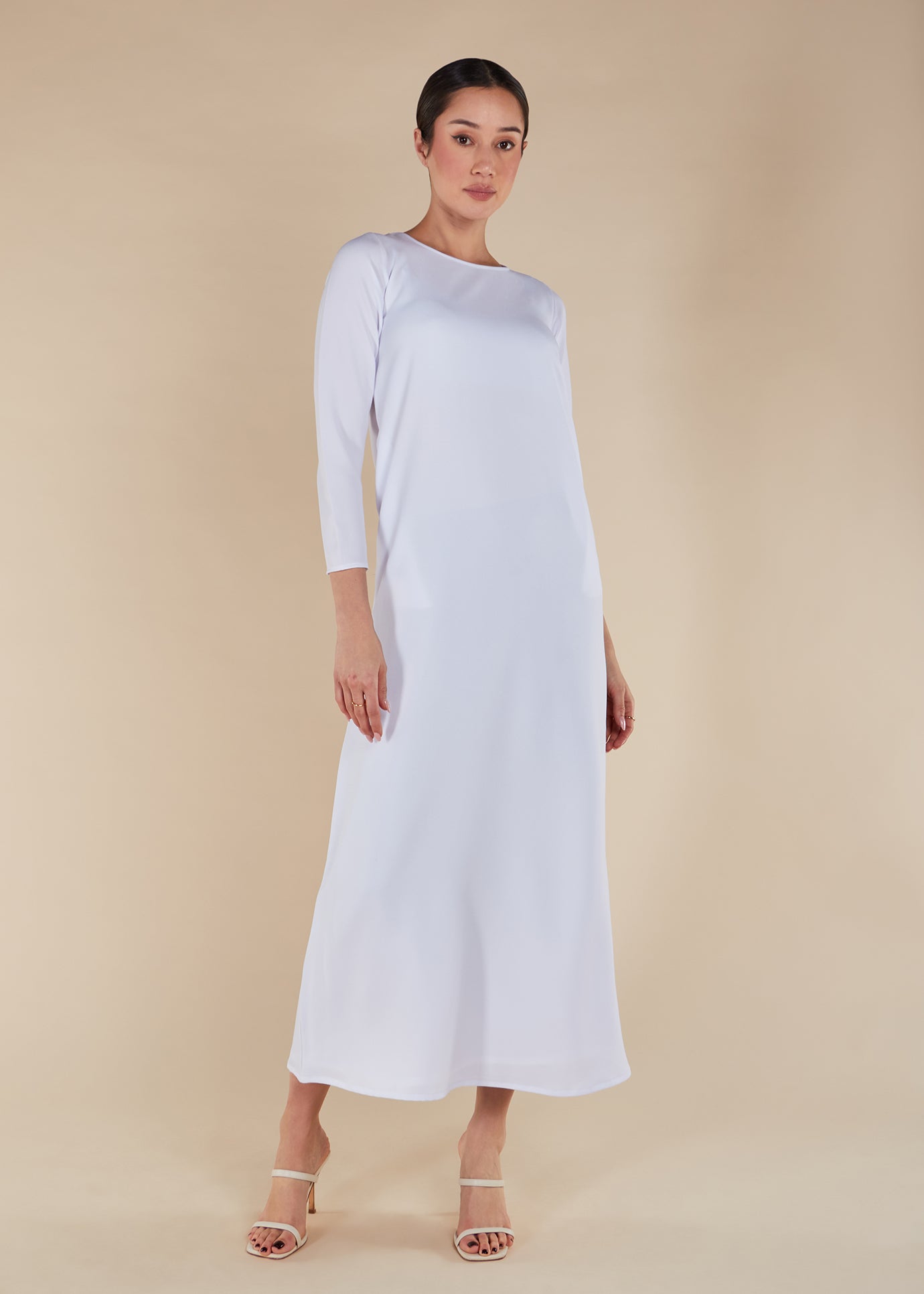 Plain White Maxi
