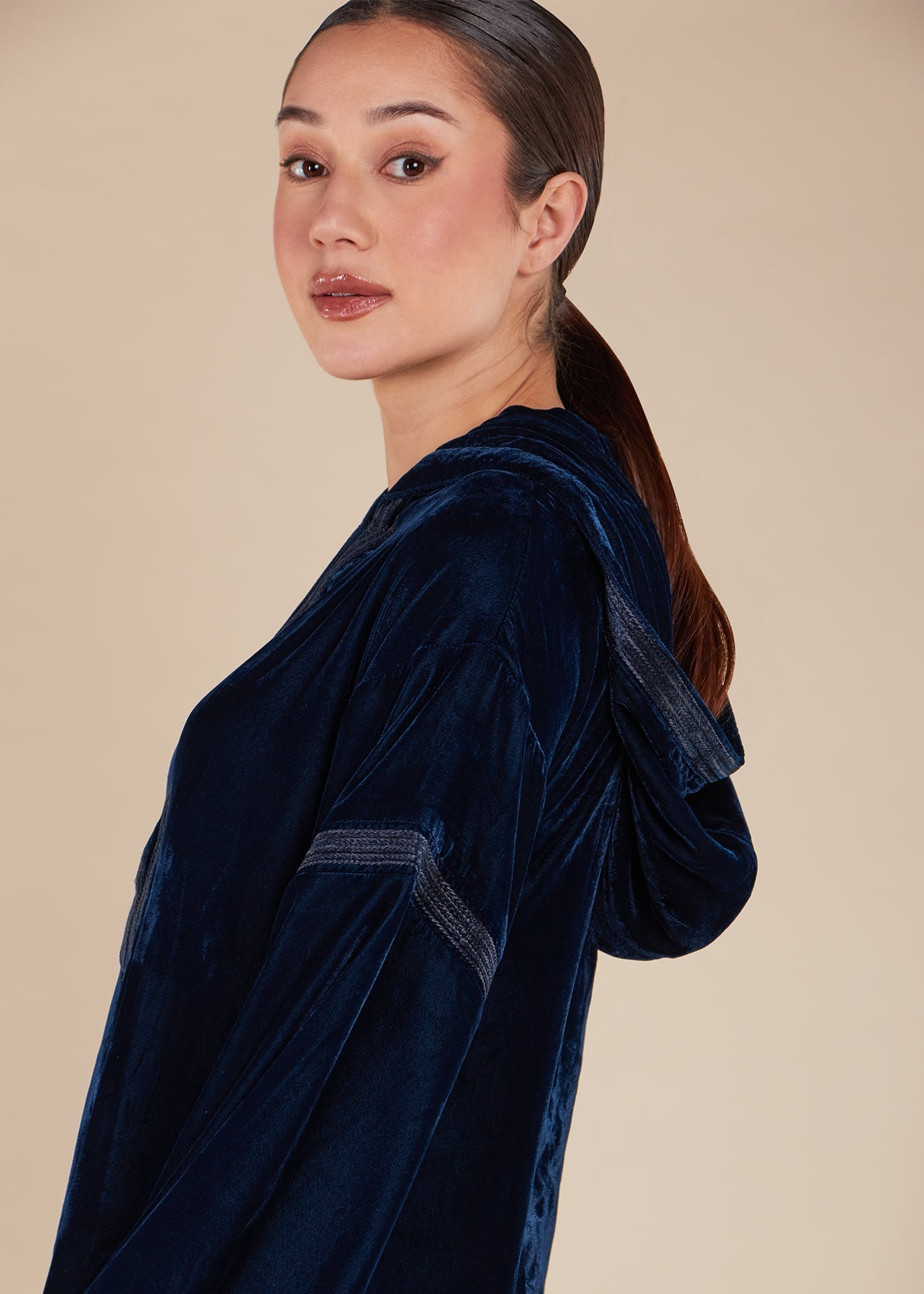 Maha Abaya Navy - Final Sale