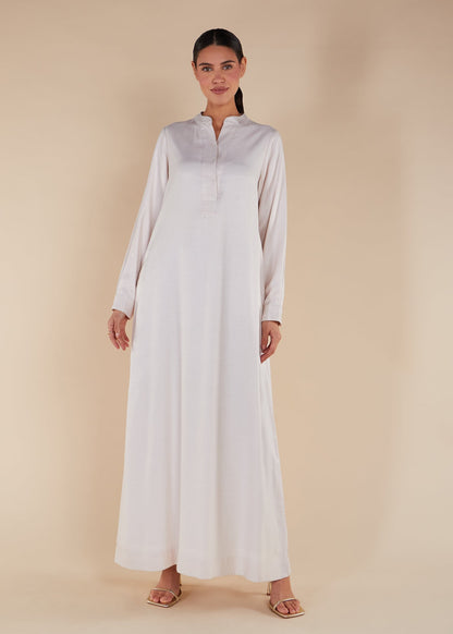 Fine Lines Abaya Blush - Final Sale