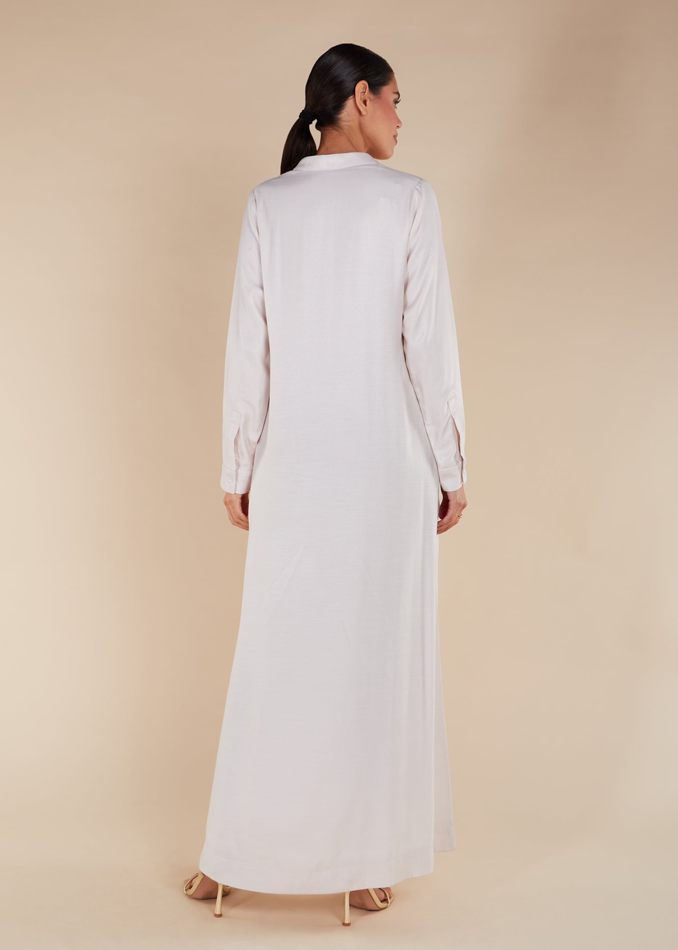 Fine Lines Abaya Blush - Final Sale